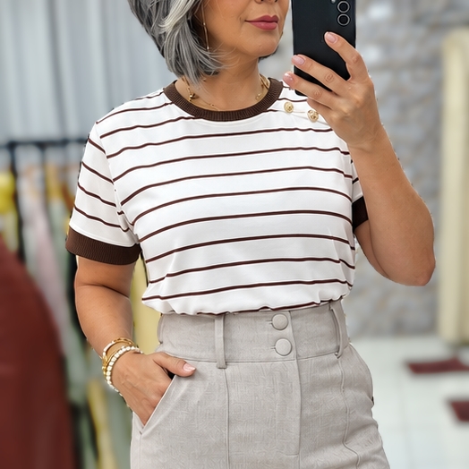 Blusa Listrada